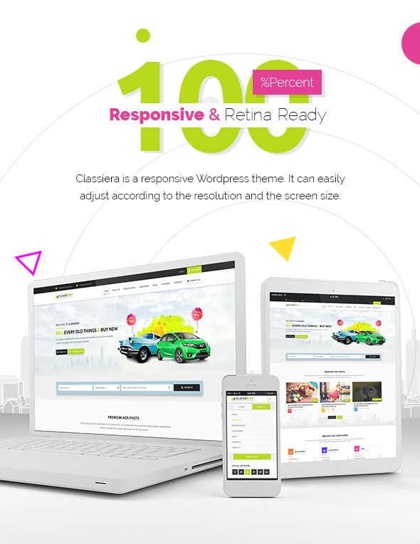 Responsive classified theme