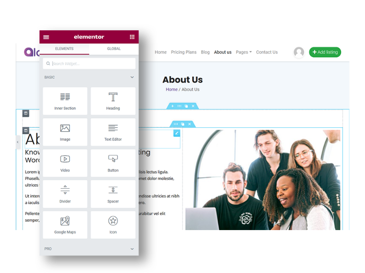 Loco Elementor templates