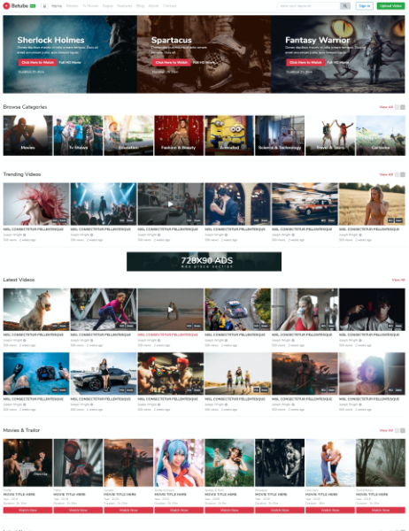 Light version, full width