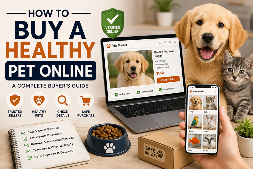 How to Buy a Healthy Pet Online: A Complete Buyer’s Guide
