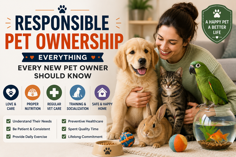 Responsible Pet Ownership: Everything Every New Pet Owner Should Know