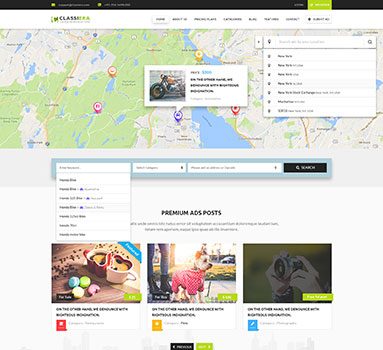Classiera WITH MAP – Classified with Google Map