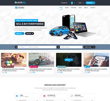 STROBE – best classifieds WordPress theme