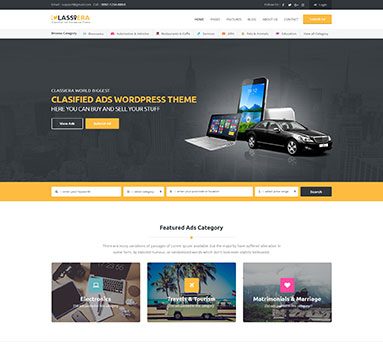 CANARY – best classifieds WordPress theme