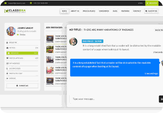 Classiera user inbox feature